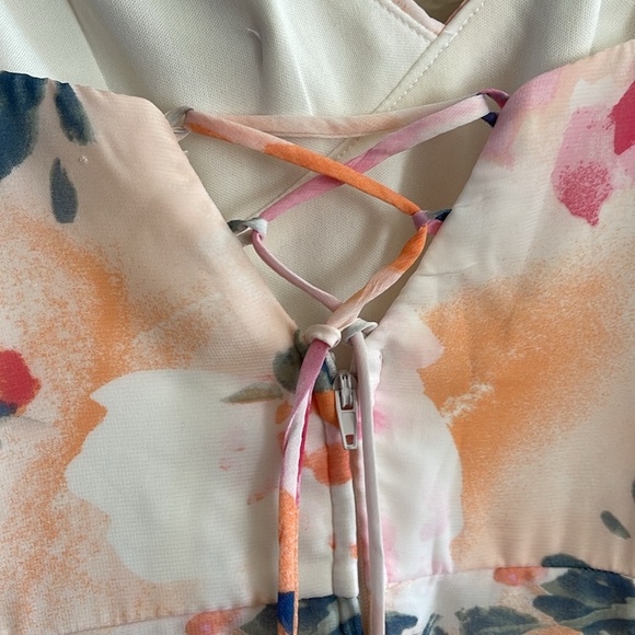 Long flower dress for prom - Picture 6 of 8